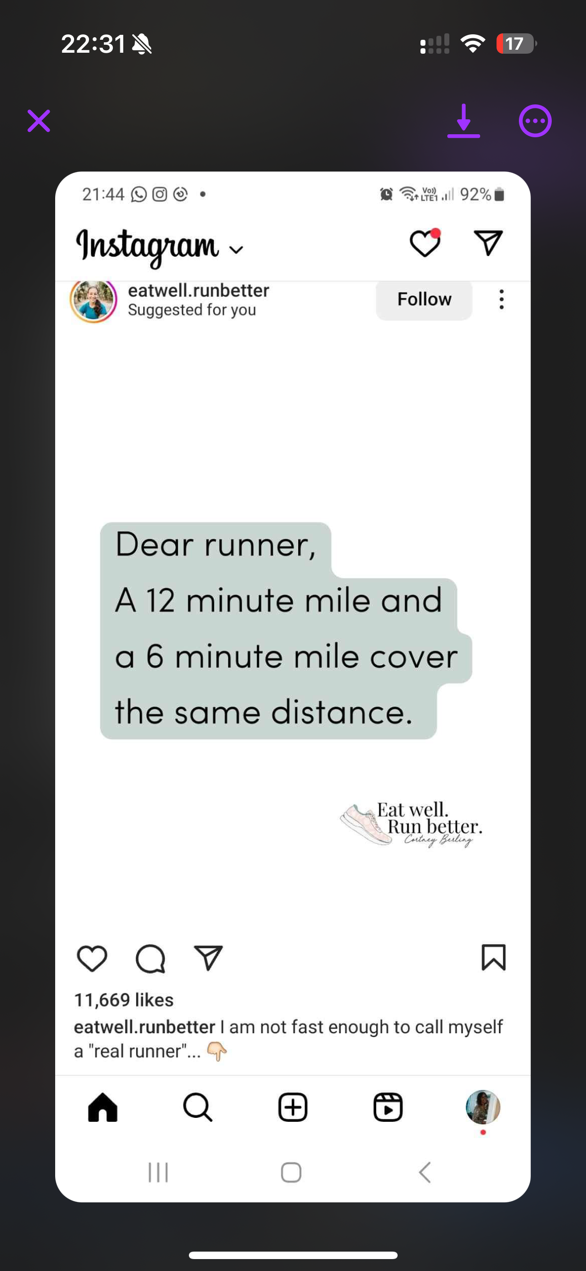 message