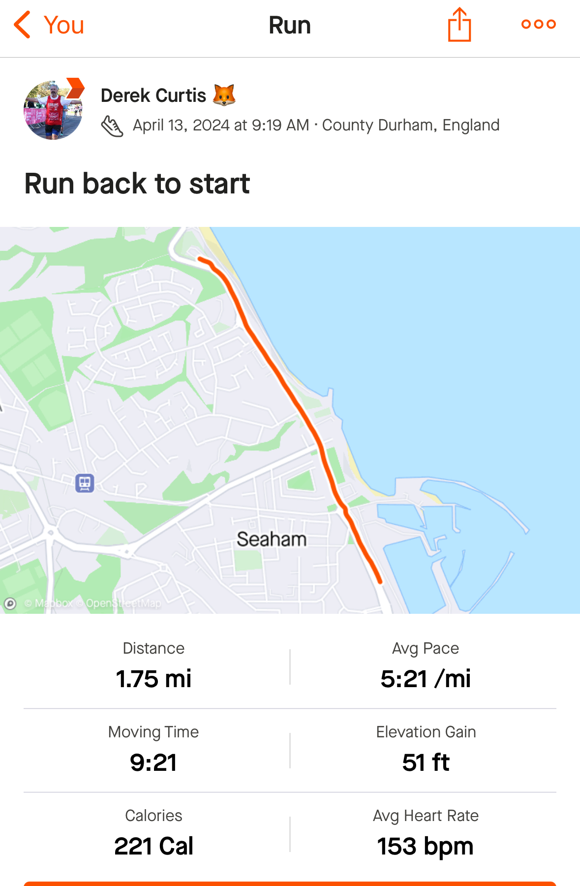 Run back
