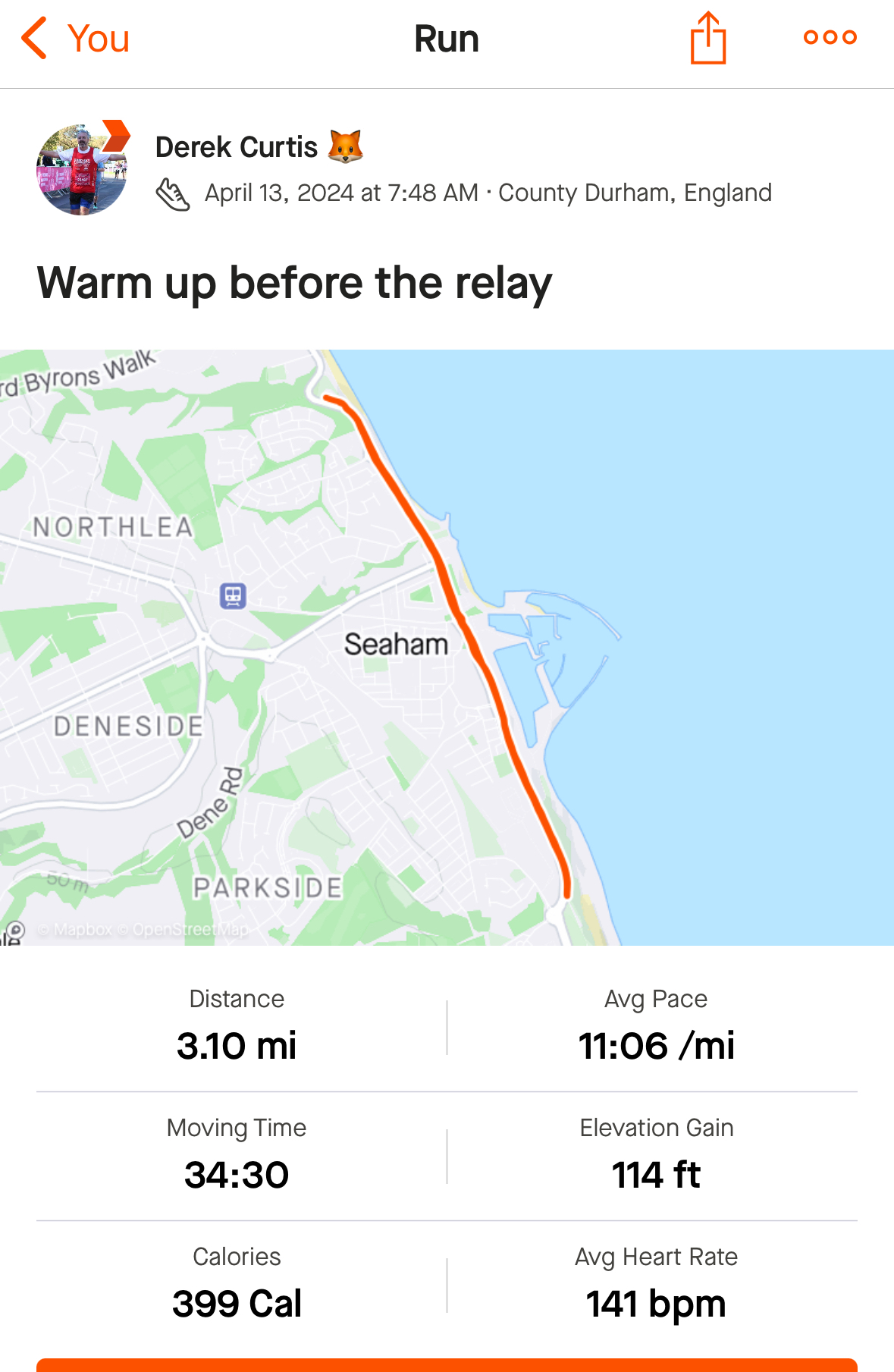 Warm up