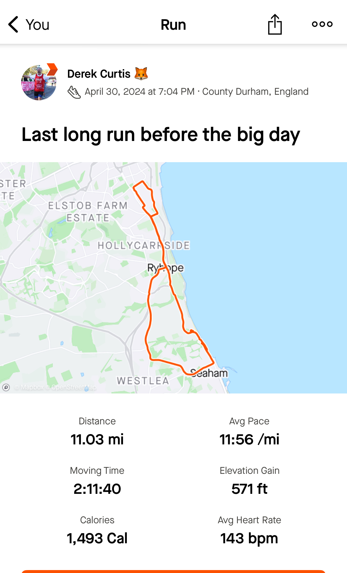 Last long run